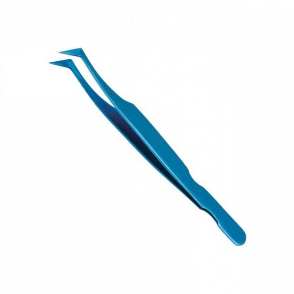 Blue Titanium Tweezer # 6